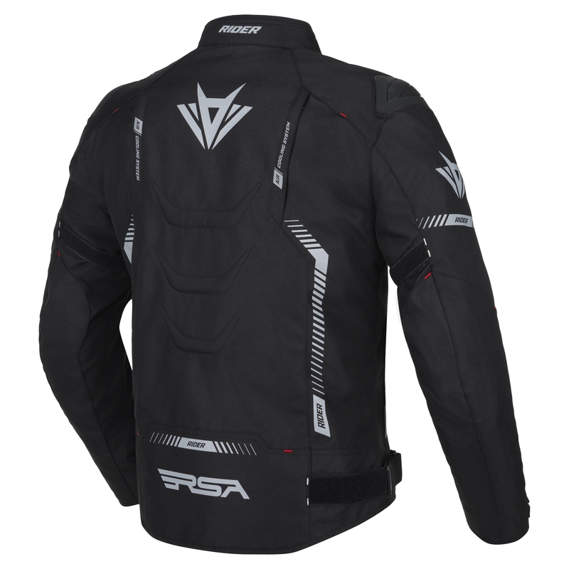RSA Rider motoros kabát fekete-szürke-piros