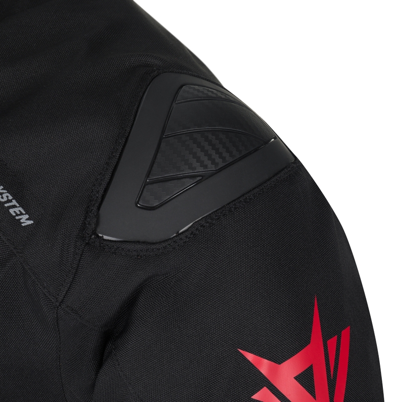 RSA Rider motoros kabát fekete-fehér-piros