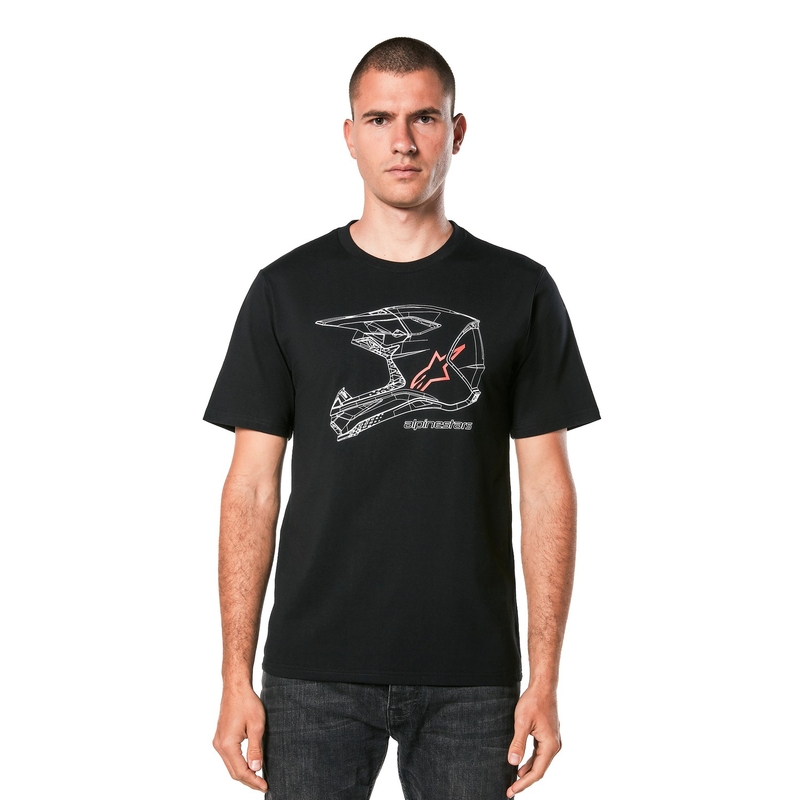 Alpinestars MX Helmet CSF póló fekete