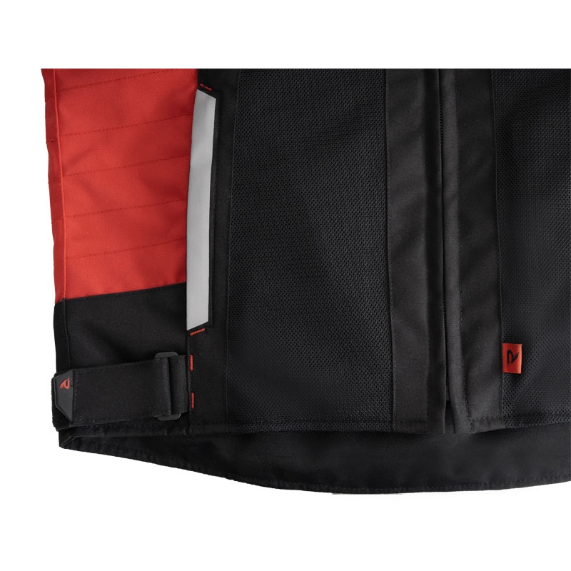 Street Racer Evans Air motoros kabát fekete-piros