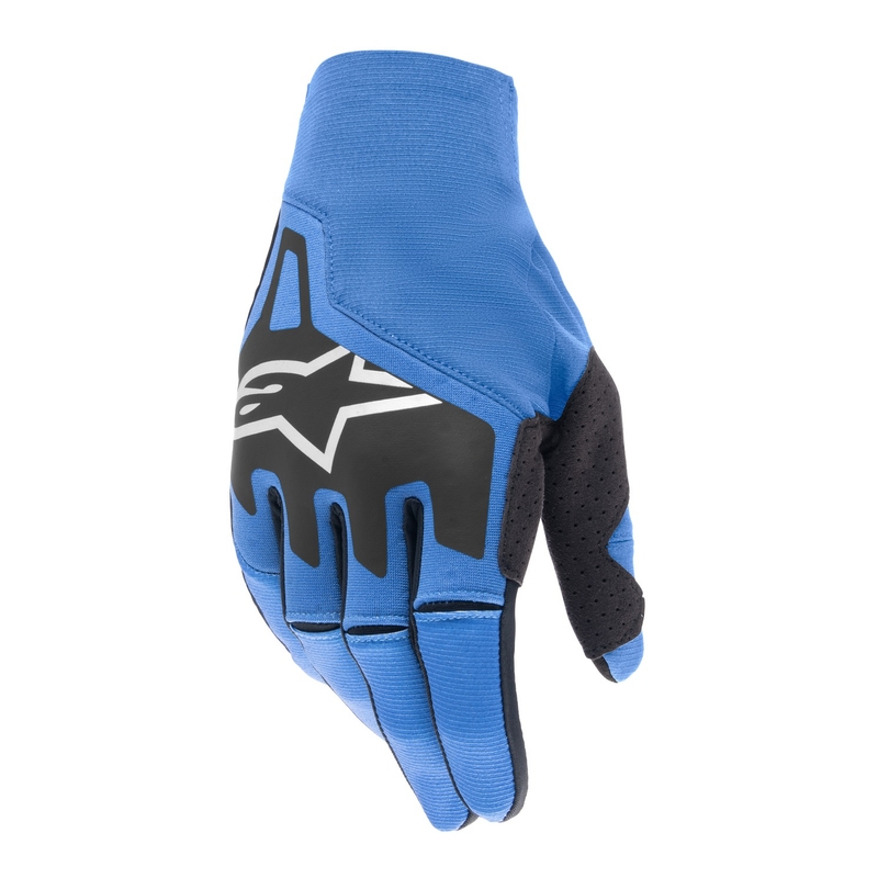 Alpinestars Techstar motokrossz kesztyű kék-fekete-fehér