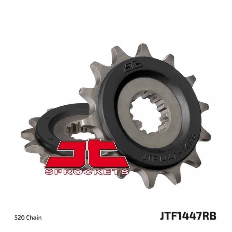 Első lánckerék JT 14 fogak,520 rubber cushioned