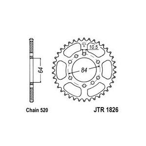 Csillagkerék JT JTR 1826-40 40 fogak,520