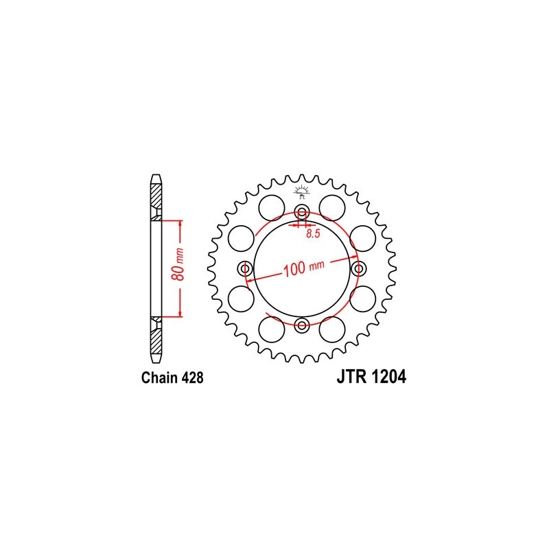 Csillagkerék JT 46 fogak,428