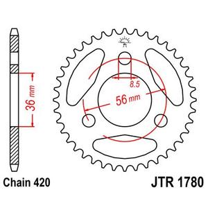 Csillagkerék JT JTR 1780-28 28 fogak,420