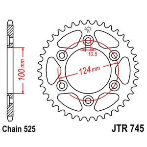 Csillagkerék JT 37 fogak,525