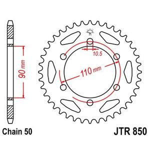 Csillagkerék JT JTR 850-31 31 fogak,530
