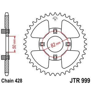Csillagkerék JT JTR 999-42 42 fogak,428