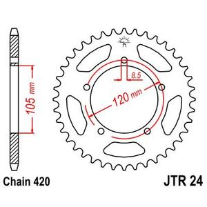 Csillagkerék JT JTR 24-50 50 fogak,420