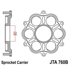 Lánckerékagy JT JTA 760B