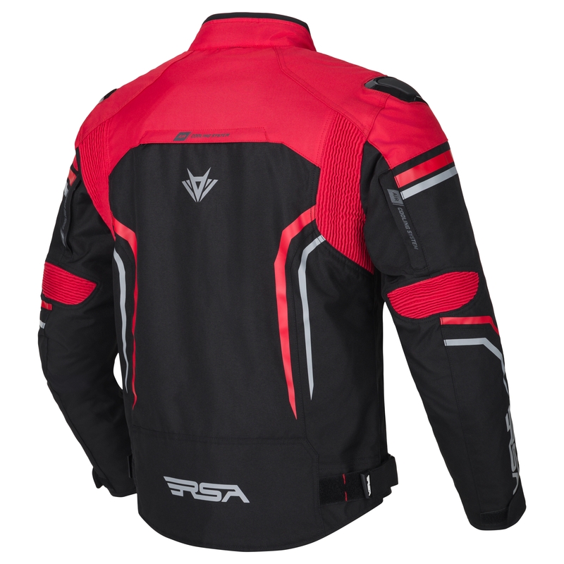 RSA Compact 2 EVO motoros kabát fekete-szürke-piros