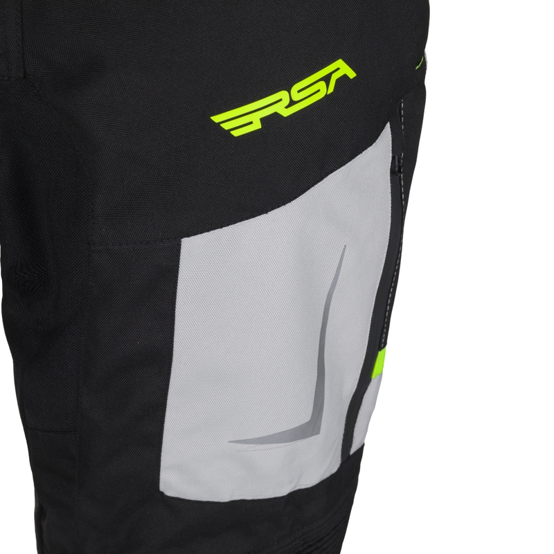 RSA EXO 2 motorkerékpár nadrág fekete-szürke-fluo sárga