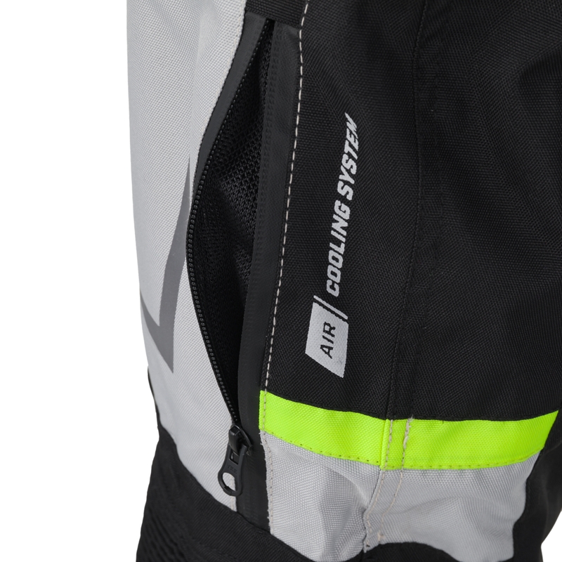 RSA EXO 2 motorkerékpár nadrág fekete-szürke-fluo sárga