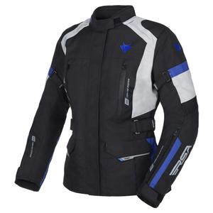 RSA EXO 2 női motoros kabát fekete-szürke-kék