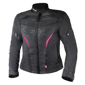 Street Racer Rose női motoros kabát fekete-rózsaszín