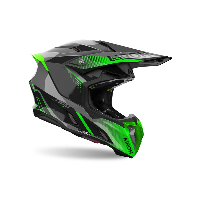 Airoh Twist 3 Shard motokrossz sisak fényes zöld