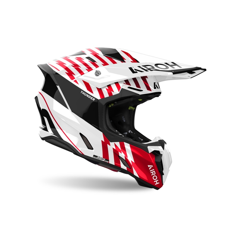 Airoh Twist 3 Thunder motokrossz sisak fényes piros
