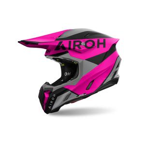 Airoh Twist 3 King 2024 motokrossz sisak matt rózsaszín