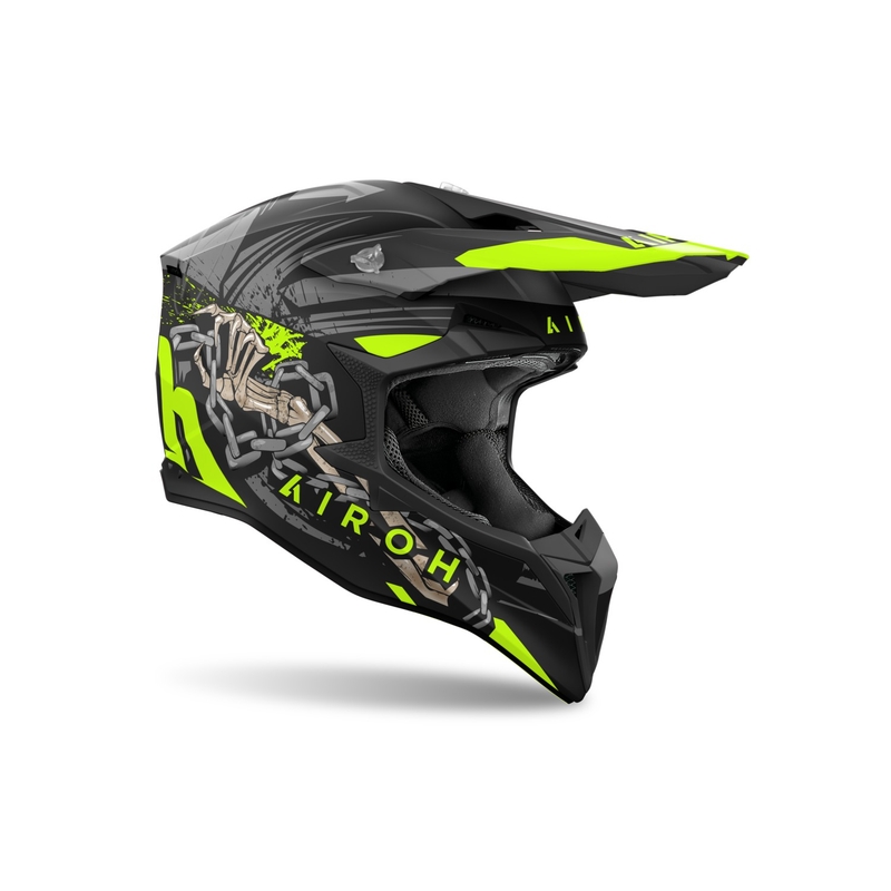 Airoh Wraaap Darkness motocross sisak matt