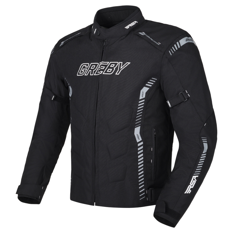 RSA Greby 2 motoros kabát fekete-szürke