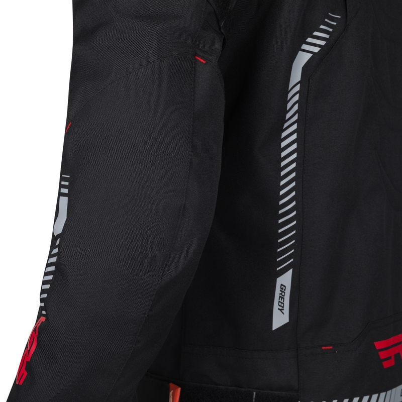 RSA Greby 2 motoros kabát fekete-szürke