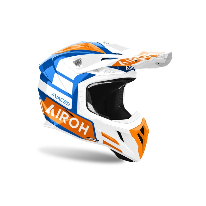 Motocross sisak Airoh Aviator Ace 2 Sake fényes narancssárga