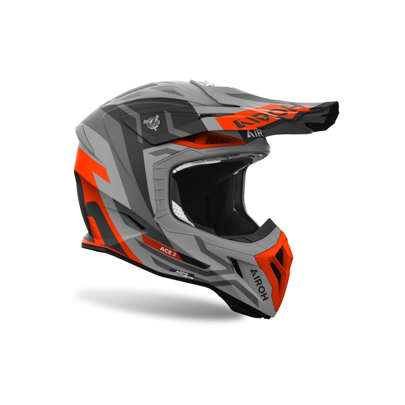 Motocross sisak Airoh Aviator Ace 2 Ground matt narancssárga