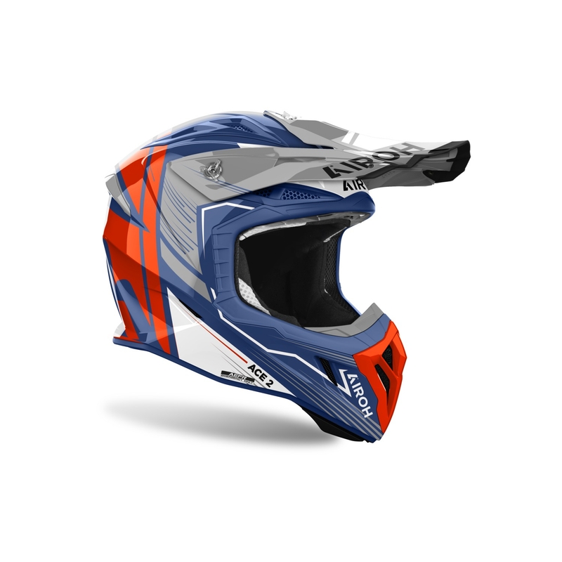 Airoh Aviator Ace 2 Engine motocross sisak fényes kék