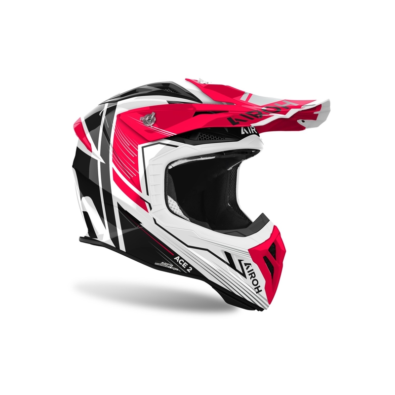 Airoh Aviator Ace 2 Engine motocross sisak fényes piros