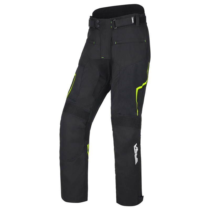 RSA Bolt motoros nadrág fekete-fehér-fluo sárga