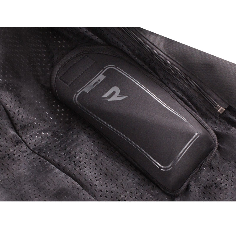 Street Racer Betty II Air női motoros kabát fekete-fluo sárga