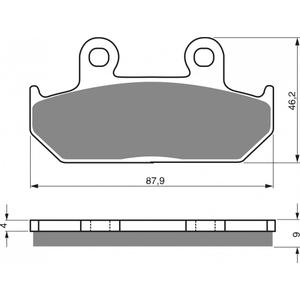 Fékbetét GOLDFREN 024 S3