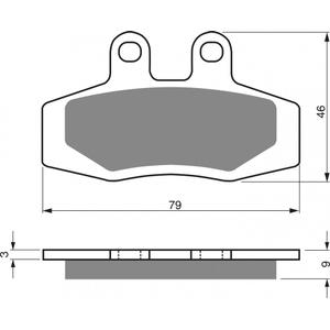 Fékbetét GOLDFREN 026 AD  OFF-ROAD FRONT