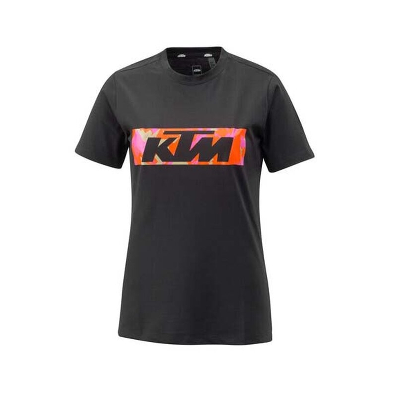KTM Camo Tee női póló fekete kiárusítás