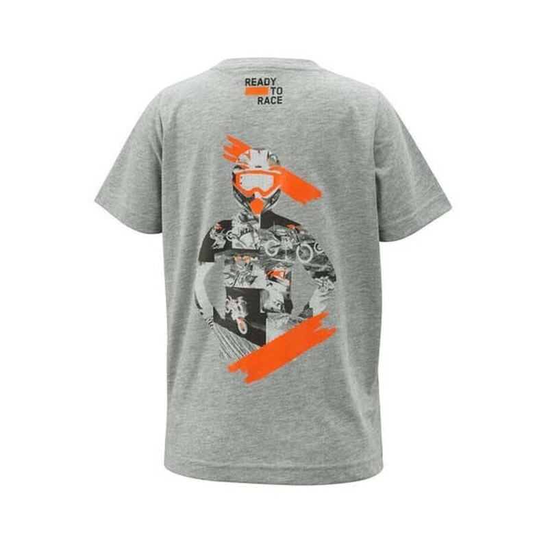 KTM Hero Tee gyerek póló szürke