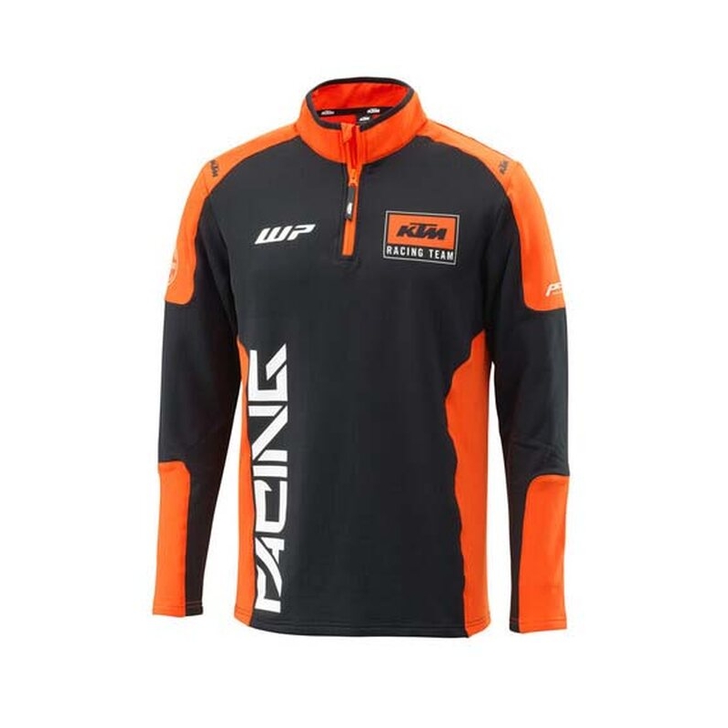 KTM Team Halfzip pulóver fekete-narancssárga