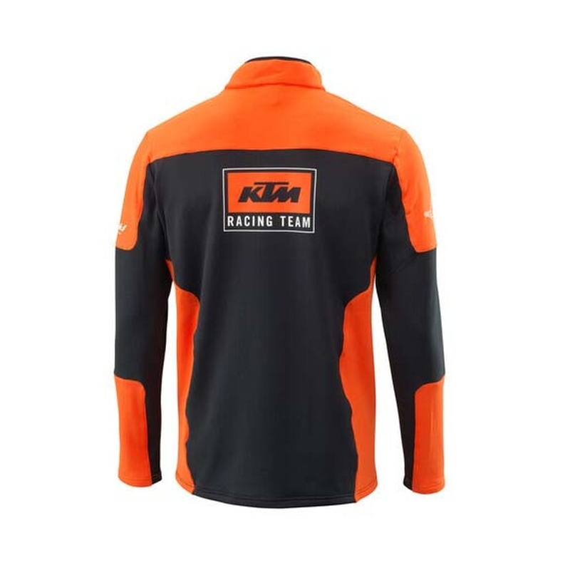 KTM Team Halfzip pulóver fekete-narancssárga