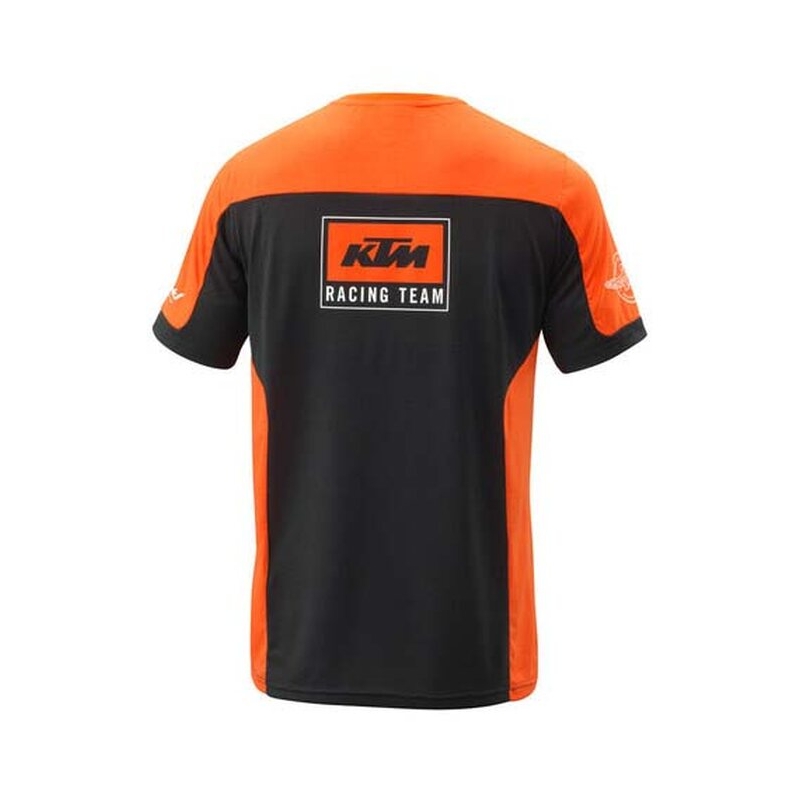 KTM Team Tee póló fekete-narancssárga