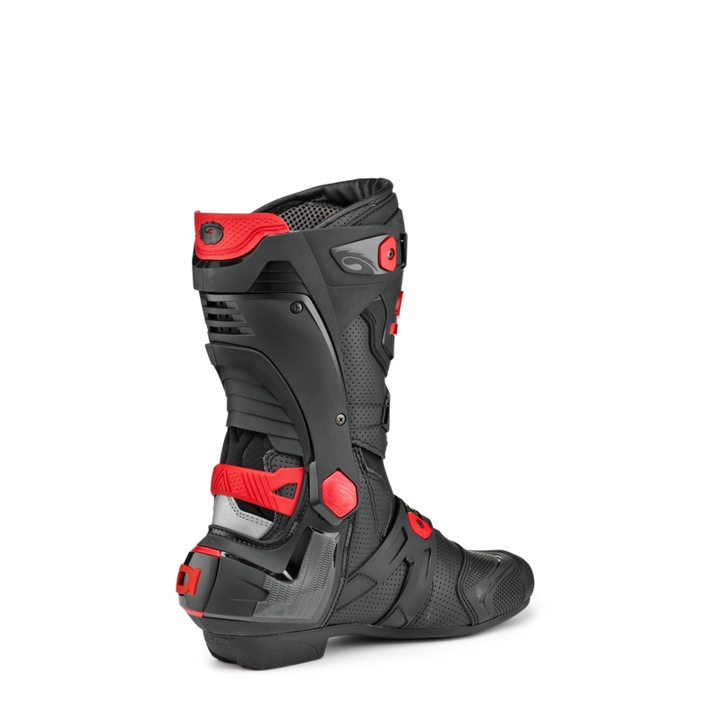 SIDI REX AIR motoros csizma fekete-piros