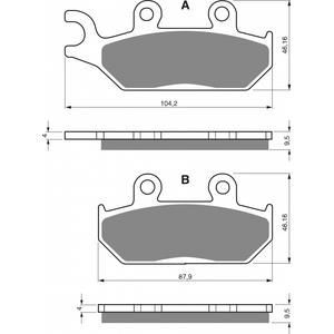 Fékbetét GOLDFREN 033 S3