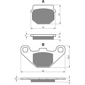 Fékbetét GOLDFREN 042 AD
