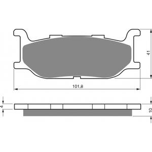 Fékbetét GOLDFREN 048 S3
