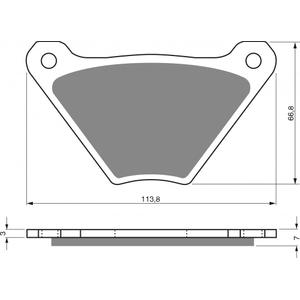 Fékbetét GOLDFREN 060 S3
