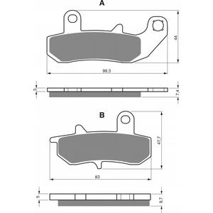 Fékbetét GOLDFREN 065 AD  STREET