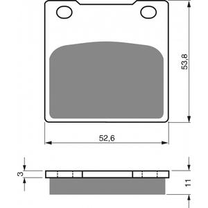 Fékbetét GOLDFREN 068 AD  STREET