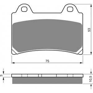 Fékbetét GOLDFREN 073 S3