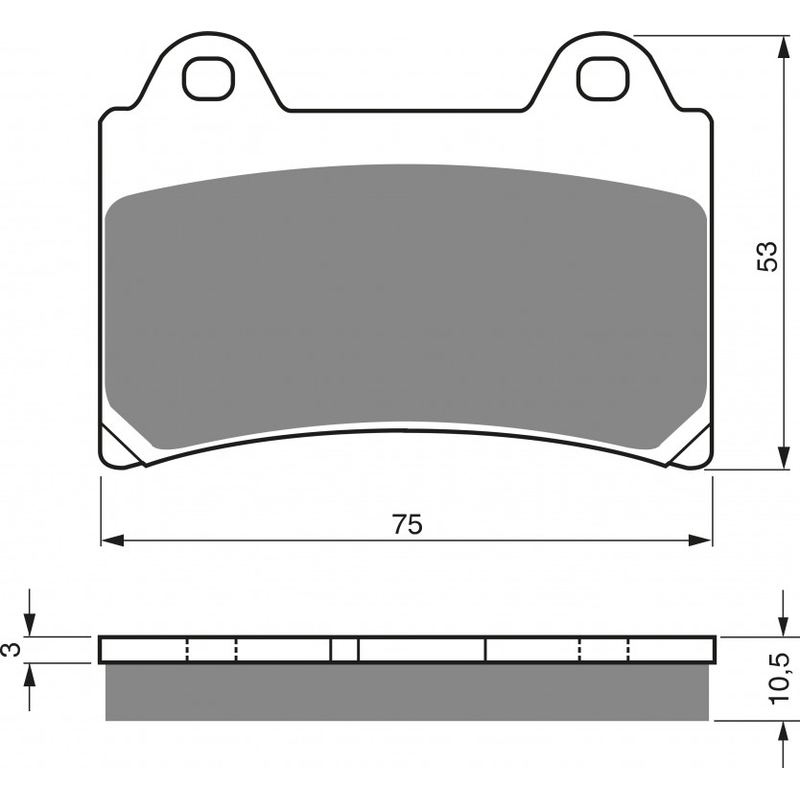 Fékbetét GOLDFREN S3