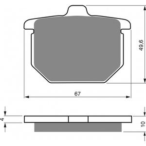 Fékbetét GOLDFREN 079 AD