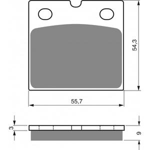 Fékbetét GOLDFREN 081 AD