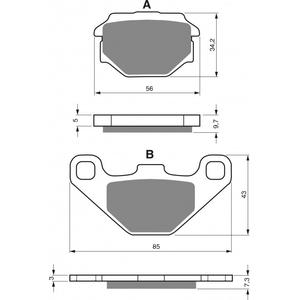 Fékbetét GOLDFREN 094 AD  STREET